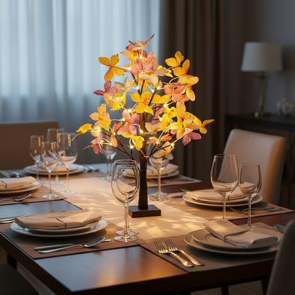 Lampe sur une table à manger